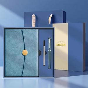 Coffret Cadeau Carnet à Trois Volets en Cuir PU avec Reliure Sans Fil et Boucle Métallique – Personnalisation Possible – Cadeau d'Affaires – Promotion d'Entreprise – Journal - Product Image 5