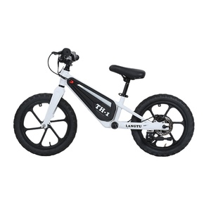 Bicicletta Elettrica Senza Pedali in Alluminio da <span class=keywords><strong>16</strong></span> <span class=keywords><strong>Pollici</strong></span> con Luci, Monovelocità per Ragazze dai 6 ai 12 Anni - Product Image 2