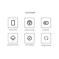Accessoires de porte de serrure de croissant de fenêtre en aluminium de qualité supérieure Actionneur de fenêtre de chaîne d'arc de maison intelligente, supportant OEM/ODM.