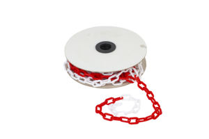 PE 도로 안전 교통 경고 신호 바리케이드 고품질 6mm/8mm 플라스틱 사슬 - Product Image 3