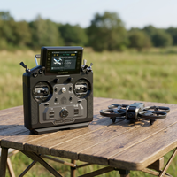 Émetteur radio FlySky PL18 Ultra 18CH AFHDS3 avec écran tactile IPS de 3,5 pouces, gimbals à effet Hall, télécommande EdgeTX pour avion RC FPV