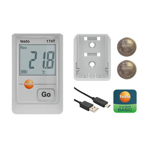 Thermomètre numérique Testo 174T avec écran LCD, interface USB monocanal, enregistreur de température - Product Image 5