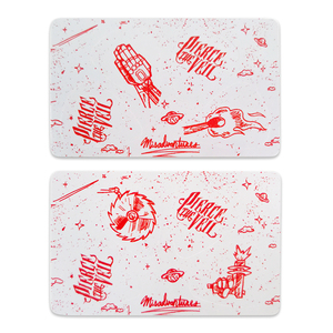 Carte de sélection de guitare en PVC en gros-Couleur double face avec motif de signature et de logo, PVC imperméable - Product Image 2