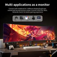 Monitor curvo para juegos DQHD UltraWide de 49 pulgadas, 165Hz, 1ms, 100% SRGB, HDR, 32:9, pantalla LED de escritorio