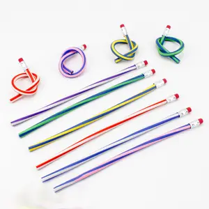 wholesale fancy Magic Bend pencil with flexible soft pencils for kids school supplies