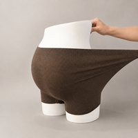 Culotte post-partum jetable non tissée taille haute super extensible sans couture douce pour maternité – Vente directe usine, logo personnalisé