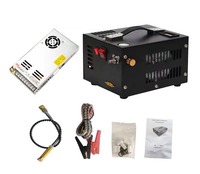 Kompresor PCP 4500Psi 30Mpa Tanpa Air Tanpa Oli Pompa Udara Senapan Pistol Peluru Warna-warni Kaleng 12V Otomotif DC 110V AC