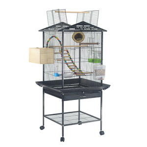 Jaula duradera para pájaros grandes, jaula para loros, pinzones, guacamayos, cacatúas, suministros para mascotas - Product Image 1