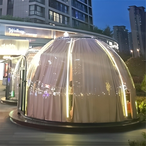 Cámaras Domo Prefabricadas de Policarbonato Impermeable con Estructura de Aluminio - Diseño Moderno para Espacios Dinámicos, Carpa Domo Geodésica - Product Image 6