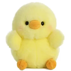Thân Thiện Với Môi Vải Miễn Phí Mẫu Bán Buôn Sang Trọng Nhỏ Màu Vàng Dễ Thương Sống Động Như Thật Gà Đồ Chơi Nhồi Bông Gà Sang Trọng Đồ Chơi Sang Trọng Gà - Product Image 1