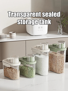 Wholesale <b>Plastic</b> 2.5L Eco-Friendly Waterproof Household Kitchen Grain Spice Storage Flour <b>Bucket</b> Insect Proof Moisture - Product Image 6
