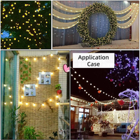 Guirlande lumineuse LED étanche IP65, 100 pieds, pour extérieur, patio, jardin, fête, décoration de Noël