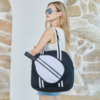 Sac à main tennis personnalisé sacs de raquette de gymnastique sac à bandoulière en néoprène sac fourre-tout raquette de badminton sac de raquette en néoprène