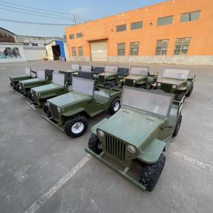 QIQU Vehículo Todoterreno de 2 Plazas con Tracción por Eje, Coche para Zonas Turísticas, Mini Jeep Willys Eléctrico Comercial - Product Image 4