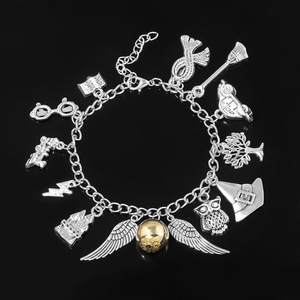Fans de la película Harry P Academy of Magic Four Houses Golden <span class=keywords><strong>Snitch</strong></span> Horrocrux Element Combinación Pulsera de mujer - Product Image 2