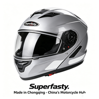 Casques de moto certifiés DOT, directement de l'usine, pour les trajets quotidiens en ville, équipement de conduite personnalisé, casque de moto unisexe