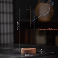 Support d'encens créatif en bois rond, plateau à bâtonnets d'encens, ornement décoratif pour chambre, maison, yoga, artisanat – Prix usine