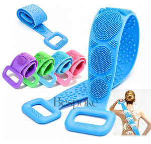 Brosse de Douche Exfoliante et Massante en Silicone avec Logo Personnalisé pour le Corps, Nettoyage en Profondeur pour Adultes, <span class=keywords><strong>Nettoyant</strong></span> Corporel pour la Maison - Product Image 1