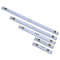 Niveau à bulle en aluminium 300 600 800 1000 mm Argent Haute Précision Magnétique pour Usage Domestique et Industriel, Règle de Nivellement Solide en Fonte