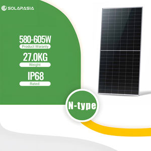 Lange Lebensdauer Jinko Tiger Neo n Typ Sonnen kollektoren 580w 580w 585w 590w 600w 605w Bifacial Mono kristallines Doppel glas für zu Hause - Product Image 1