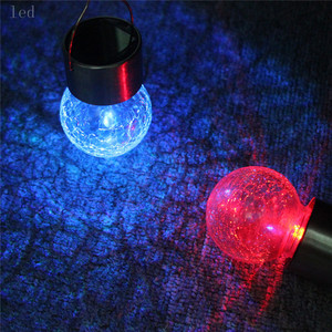 Hot Selling Crack <strong>Ball</strong> <strong>Solar</strong> <strong>Powered</strong> Hanging Lantern Fairy Light Landscape Street Garden Lighting - Product Image 2