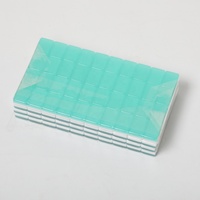 Tuiles de jeu en acrylique double couche de style chinois vert gelée avec motif floral pour jeu à domicile, ensemble de Mahjong, tuiles de Mahjong américain