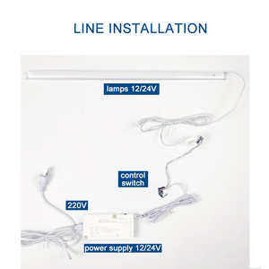 DC12/24V LED Tủ Closet Nội Thất Ánh Sáng Led Strip Light Cảm Ứng Mờ Cảm Ứng Dimmer Cảm Biến Chuyển Đổi - Product Image 4