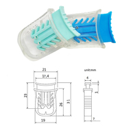 YC-F028 Scellés de compteur électrique en plastique transparent les plus vendus, anti-effraction, personnalisables, en PC+ABS avec fil en acier inoxydable et verrouillage par pression