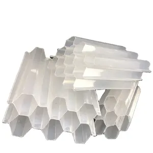 PP tubo colono água tratamento mídia lamela clarificador hexagonal honeycomb placa