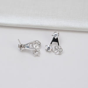 Conjunto de Collar y Aretes de Plata S925 con Estrella de Mar, Estilo Europeo Americano, Simple y Moderno, Accesorios DIY con Perla Hueca - Product Image 4