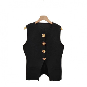 Cross-border French-style Knitted <strong>Vest</strong> <strong>for</strong> <strong>Women</strong> Perfect <strong>for</strong> Spring Summer Stylish Slimming Sleeveless Versatile <strong>Top</strong> Cool Silk - Product Image 5