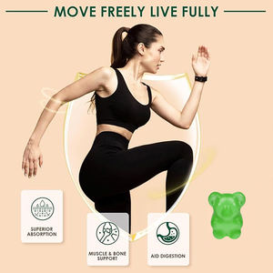 Best Absorption Natural Pineapple <b>Flavor</b> Turmeric Ginger Gummies Sodium Extract Improve Joint Health Adult - Product Image 4