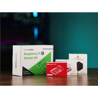 Raspberry Pi 5 Starter Kit - RAM 4GB/8GB/16GB, Kartu 128GB Sudah Terpasang dengan Raspberry Pi 5 Starter Kit 64-bit