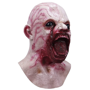 Máscara de Látex Suave de Demonio Sangriento, Máscara Completa de Terror para Halloween, Disfraz de Zombie, Accesorio para Fiestas de Disfraces y Casas Encantadas - Product Image 2