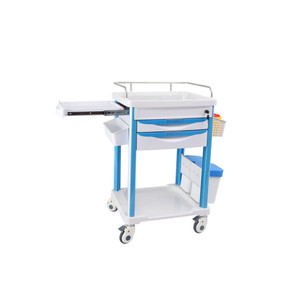 BT-CY20 bon marché hôpital ABS chariot clinique en <span class=keywords><strong>plastique</strong></span> chariot de soins infirmiers médicaux chariots à médicaments avec <span class=keywords><strong>tiroir</strong></span> seau prix - Product Image 4