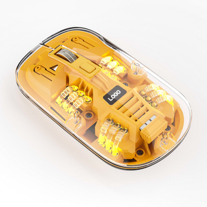 प्यारा पारदर्शी वायरलेस डुअल-मोड एर्गोनोमिक साइलेंट कंप्यूटर चूहों रिचार्जेबल माउस rgb स्पष्ट गेमिंग माउस - Product Image 5