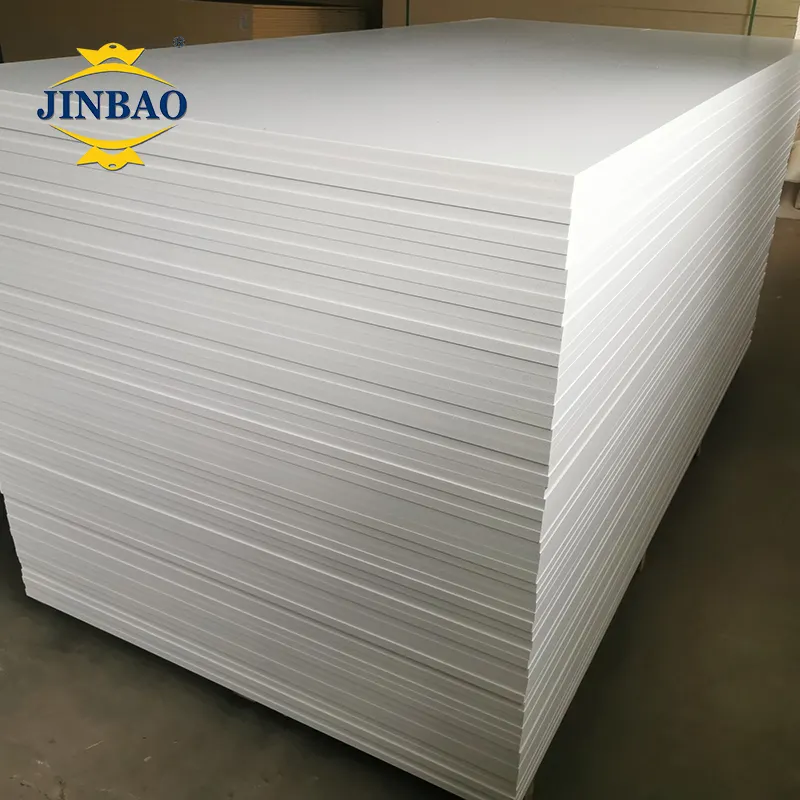 Jinbao 3050X2050 30 Mm Witte Uv Stijve Zwarte Flexibele Panelen Kast Plastic Planken Meubelplaat Pvc Foam Board