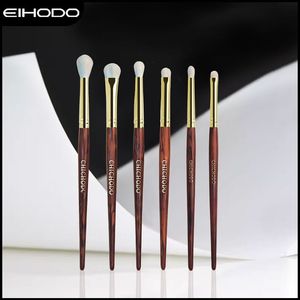 EIHODO <b>Makeup</b> Brush Set Wooden Handle Animal Hair Eyeshadow Brushes Cangzhou Professional Cosmetic Tools - Product Image 1