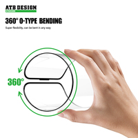 Verre de protection intégral ATB en aluminium et verre 0,33 mm pour iPhone 17 Air 17 16 15 14 avec emballage