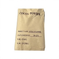 Poudre de cacao naturelle 10-12% de matières grasses, poudre brune pour la pâtisserie et la production de chocolat