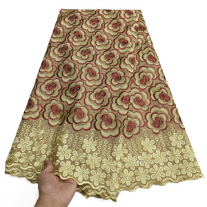 <span class=keywords><strong>NIAI</strong></span> Suisse Voile Dentelle en Suisse Nigérian Africain Dentelle Tissu 2024 Haute Qualité Dentelle Tissu Dentelle Coton pour Femmes LY4182 - Product Image 5