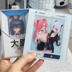 Game Blue Archive Azur Lane IJN Taih Yozakura <span class=keywords><strong>Kirara</strong></span> Cosplay Gantungan Kunci Kulit Asli Aksesori Tas Ornamen Alat Peraga - Product Image 3