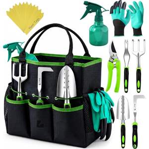 Juego de Herramientas de Jardinería GROWIT de 23 Piezas, Kit de Jardín Ergonómico de Acero Inoxidable para el Cuidado de Plantas en Exteriores - Product Image 1