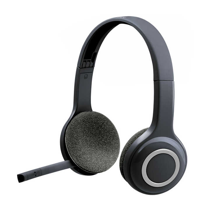 Logitech H600 Wireless Foldable Headset with Noise Reduction