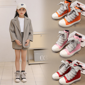 <b>Ankle</b> Boots Girls Hot Kids <b>Booties</b> Girls Zipper-up Shoes Winter Warm Children's Boots Kids Thick Lace High Top Candy Boots - Product Image 5