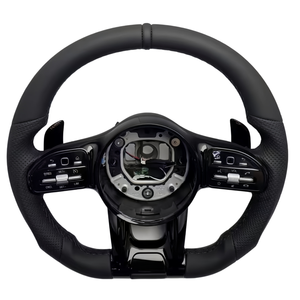 Volant de direction pour <span class=keywords><strong>Mercedes</strong></span> Benz AMG C63 <span class=keywords><strong>C300</strong></span> W246 W222 W177 C43 C190 W213 W218 W211 W204 W212 W205 W117 W176 - Product Image 2