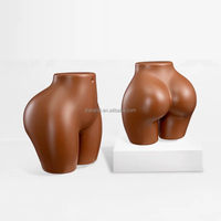 Mannequin Femme Plastique Hanches Courbes Grande Taille Fessier Bombé pour Sous-vêtements Modèle Africain Américain