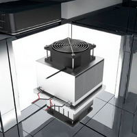 Refroidisseur thermoélectrique 24VDC efficace, refroidisseur d'air Peltier avec capacité de refroidissement de 250W, en alliage d'aluminium