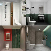 Panneaux muraux modernes SPC à grain de pierre pour la rénovation des salles de bain d'hôtel, panneaux en cristal de carbone, lambris décoratifs, panneaux intégrés
