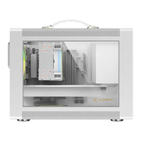 ZeroMaster P60 Portable Full Tower Mini ITX Case M-ATX PC USB 3.0 Type-C Interface Aluminum Tempered Glass Gaming Computer